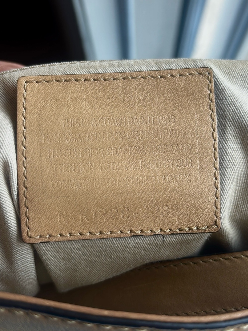 Coach Legacy Willis 70th Anniversary Tan Leather Top Handle Bag with Shoulder St - Picture 10 of 12